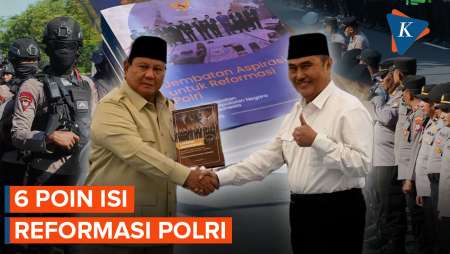 6 Poin Reformasi Polri yang Disetujui Presiden Prabowo