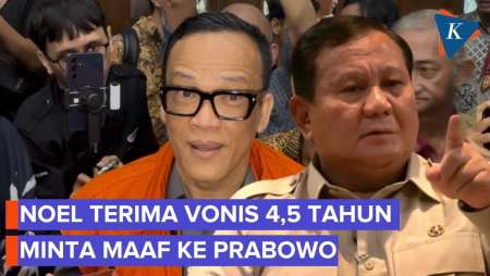 Terima Vonis 4,6 Tahun Penjara, Noel: Ini Tanggung Jawab Saya