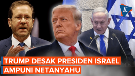 Trump Kirim Surat Ke Presiden Israel Minta Netanyahu Diampuni