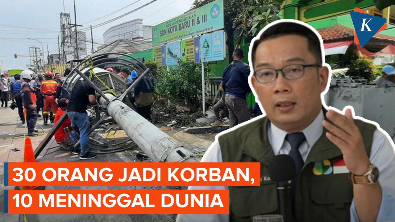 Ridwan Kamil Sampaikan Belasungkawa untuk Korban Kecelakaan Maut di Bekasi