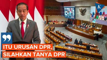 Jokowi Ditanya Lagi soal Hak Angket: Itu Urusan DPR