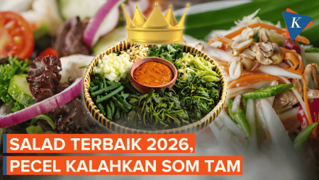 Pecel Masuk Daftar 10 Salad Terbaik di Dunia, Kalahkan Som Tam Thailand