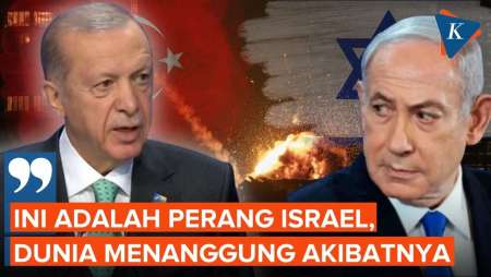 Murka Erdogan ke Netanyahu, Sebut  Dunia Menanggung Akibat Perang