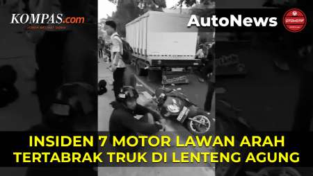 7 Motor yang Lawan Arah Tertabrak Truk di Lenteng Agung, Lawan Arah Sulit Diberantas