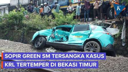 Polisi Tetapkan Tersangka Kasus Kecelakaan KRL di Bekasi Timur, Taksi Hijau jadi Barang Bukti