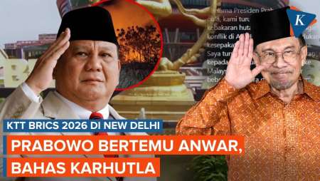 Karhutla Indonesia Disorot Di Sela KTT BRICS, Prabowo Bertemu PM Malaysia Anwar Ibrahim