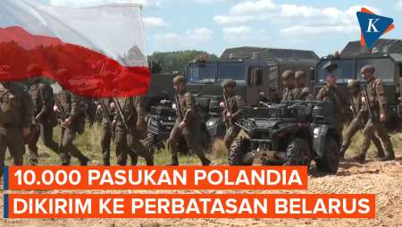 Polandia Kerahkan 10.000 Pasukan ke Perbatasan Belarus