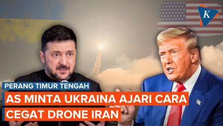 AS Minta Bantuan Ukraina Ajari Cara Jatuhkan Drone Iran