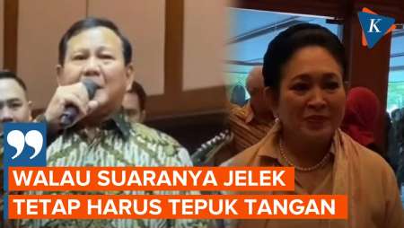 Momen Prabowo Nyanyi Lagu 