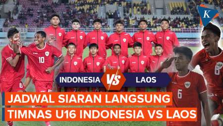 Live Streaming Piala AFF U16, Indonesia Vs Laos