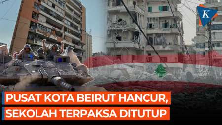 Situasi Mencekam Beirut Usai Dapat Serangan Israel, Sekolah-sekolah Ditutup