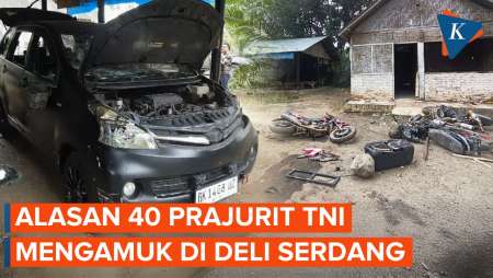 Bentrok TNI dan Warga di Deli Serdang, Alasan 40 Prajurit Rusak Warung Warga