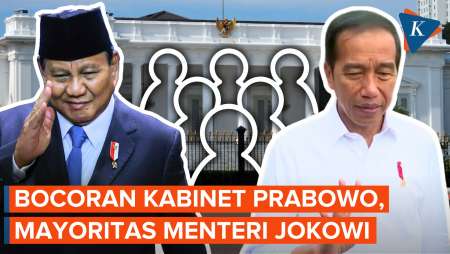 Bocoran Kabinet Prabowo Ada 46 Kementerian, Mayoritas Menteri Jokowi