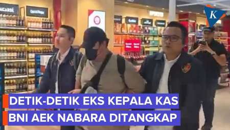 Momen Polisi Tangkap Eks Kepala Kas BNI Aek Nabara