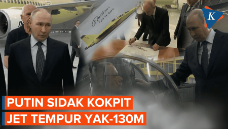 Putin Cek Jet Tempur Latih Yak-130M Dan Pesawat Penumpang MC-21 Milik Rusia