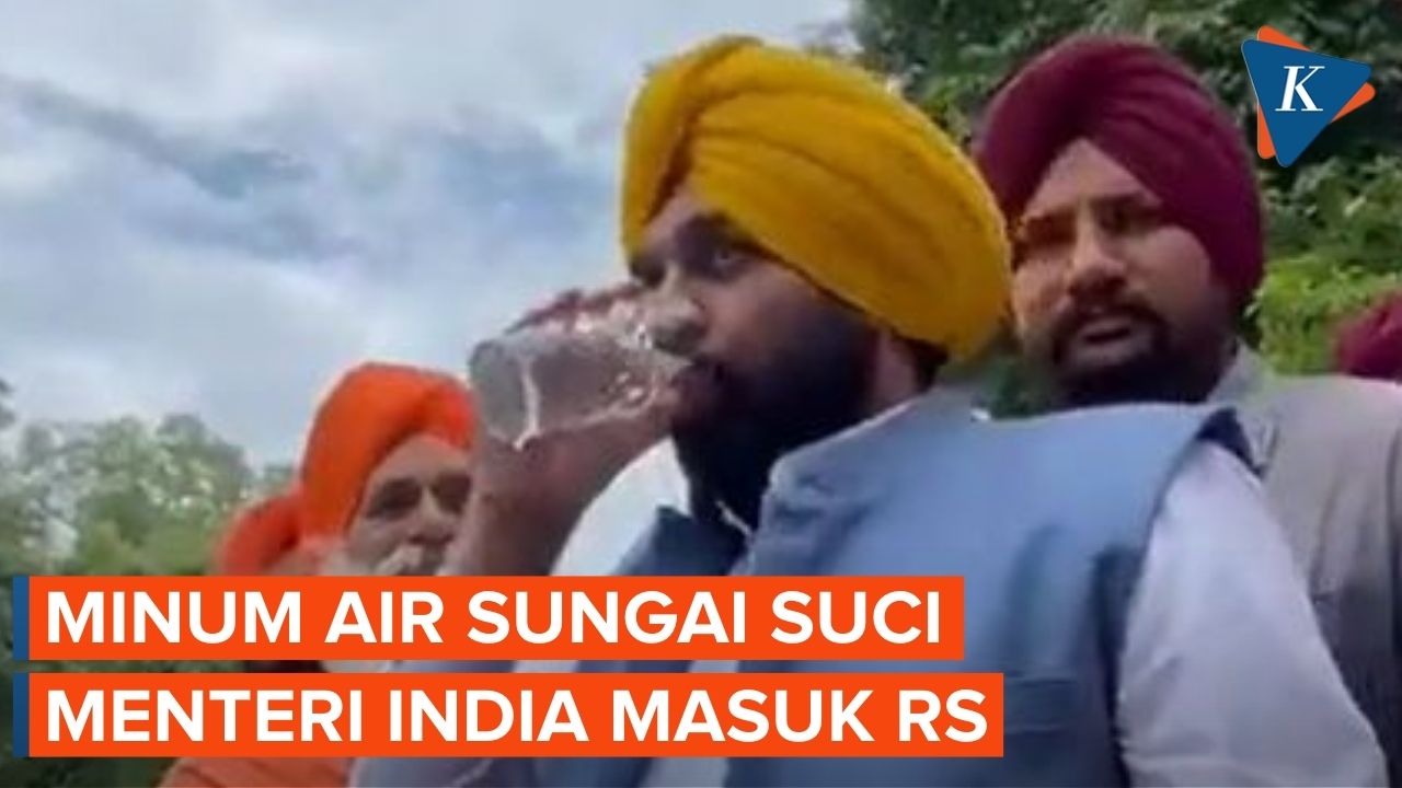 Menteri India Dilaporkan Masuk RS Usai Minum Air dari Sungai Suci