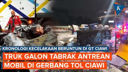 Kronologi Kecelakaan Beruntun di Gerbang Tol Ciawi, 8 Orang Tewas 11 Luka-Luka