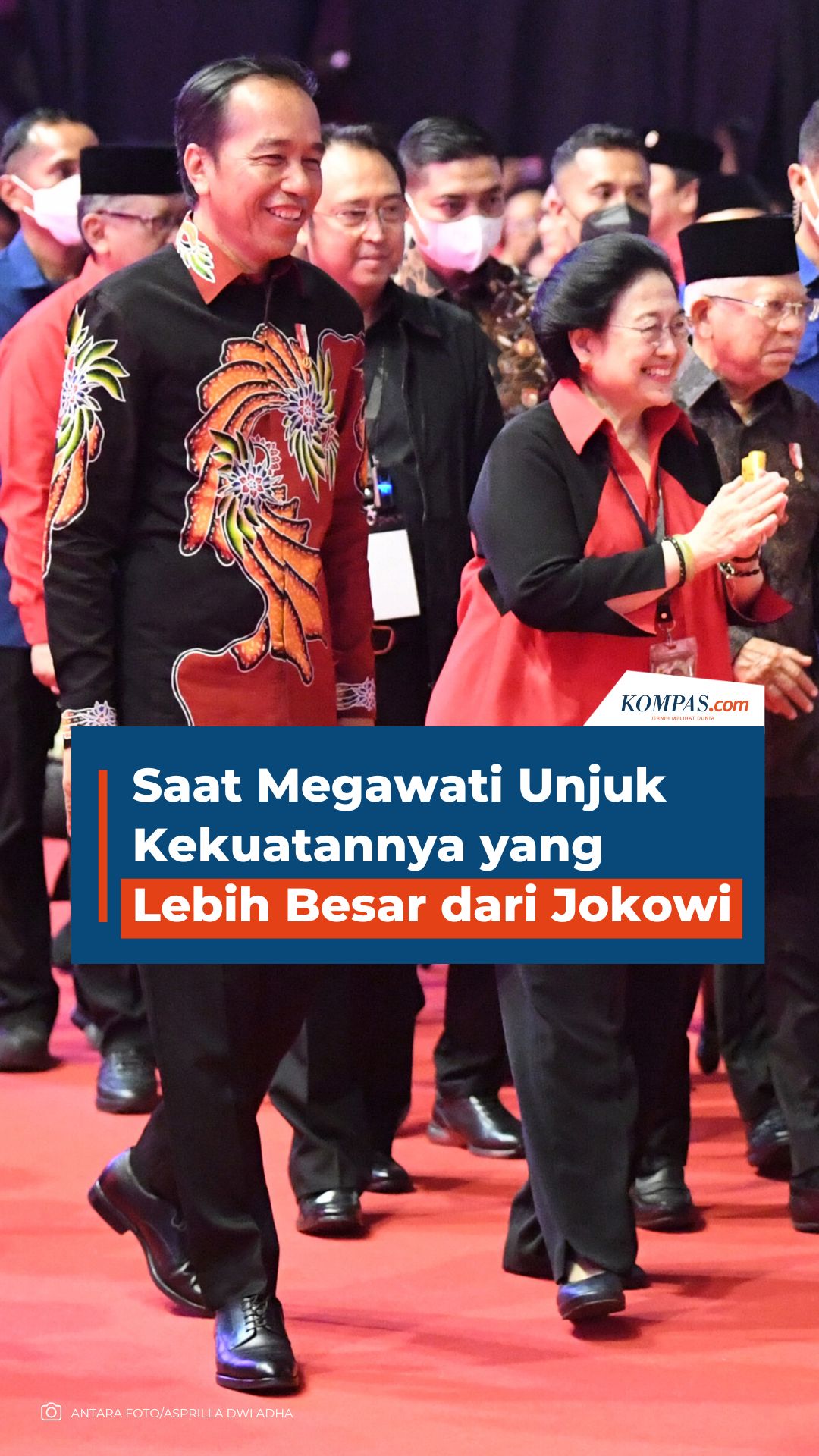 Saat Megawati Unjuk Kekuatannya yang Lebih Besar dari Jokowi