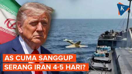 AS Diprediksi Cuma Sanggup Serang Iran 4-5 Hari Dalam Mode Intensif