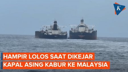 Detik-detik Bakamla Tangkap Kapal Super Tanker Iran di Natuna