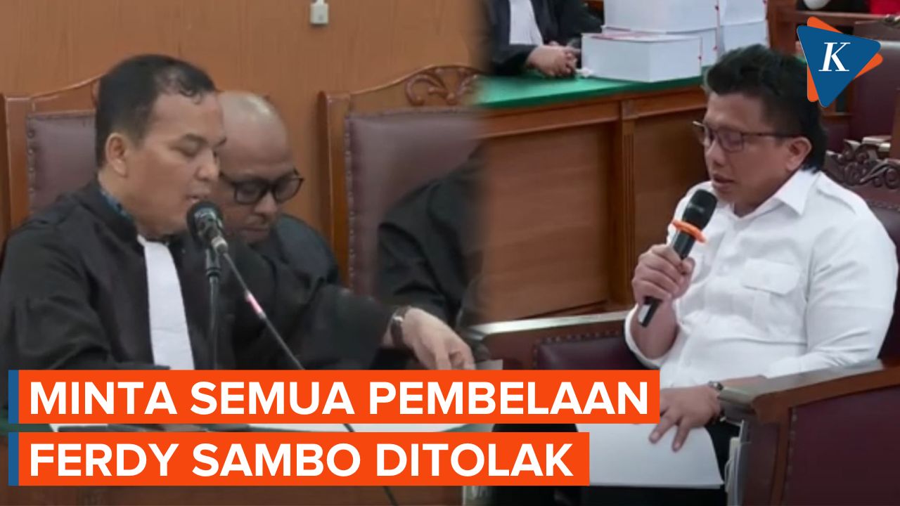 Jaksa Minta Hakim Tolak Seluruh Pembelaan Ferdy Sambo