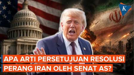 Resolusi Perang Iran Disetujui Senat AS, Trump Terjepit?