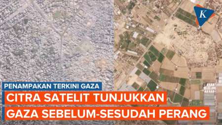 Penampakan Citra Satelit Tunjukkan Gaza Sebelum-Sesudah Perang 15 Bulan Hamas Vs Israel