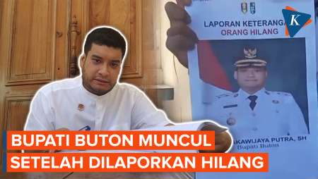 Muncul Setelah Dilaporkan  Hilang Saat ke Jakarta, Ternyata Ini yang Dilakukan Bupati Buton