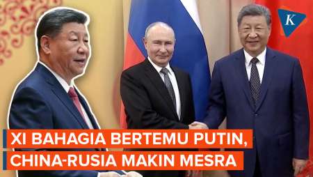 Xi Jinping Mengaku Bahagia Bertemu Putin, China-Rusia Makin Mesra