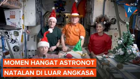 Momen Astronot NASA Rayakan Natal Saat Terjebak di Luar Angkasa 