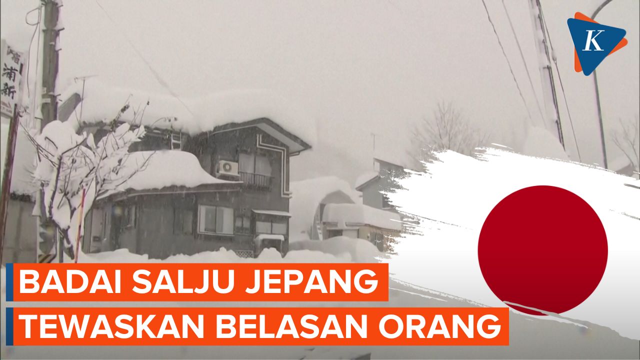 Jepang Alami Badai Salju Mematikan