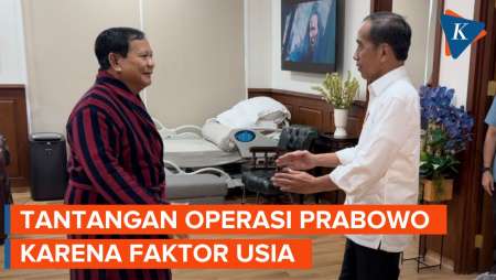Dokter Sebut Usia Prabowo Jadi Tantangan Operasi Cedera Kaki