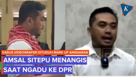 Tangis Amsal Sitepu Pecah Saat Ngadu Ke DPR Soal Kriminalisasi
