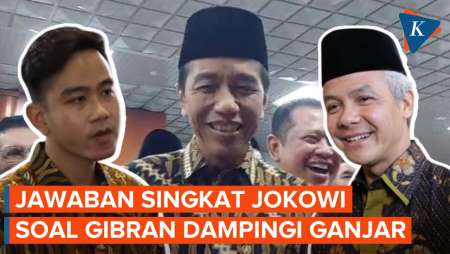 Respons Jokowi soal Peluang Gibran Jadi Cawapres Ganjar