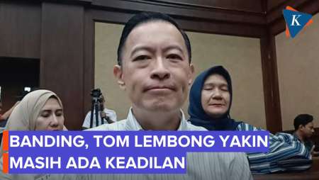 Banding Vonis 4,5 Tahun, Tom Lembong Yakin Masih Ada Penegak Hukum yang Adil