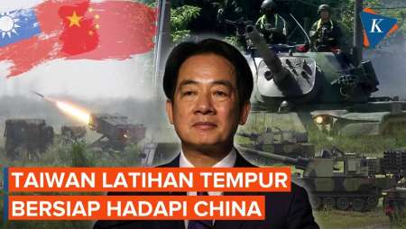 Siaga Satu, Taiwan Gelar Latihan Tempur Instan Bersiap Jika China Menyerang