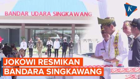 Jokowi Ucapkan Terima Kasih pada Konglomerat Aguan Saat Resmikan Bandara Singkawang