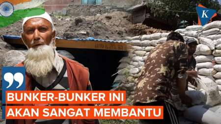 India Bangun Bunker Perlindungan untuk Warganya di Kashmir, Perang Bakal Pecah Lagi?