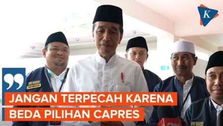 Lagi, Jokowi Ingatkan Rakyat Tak Perlu Terpecah karena Beda Pilihan Capres