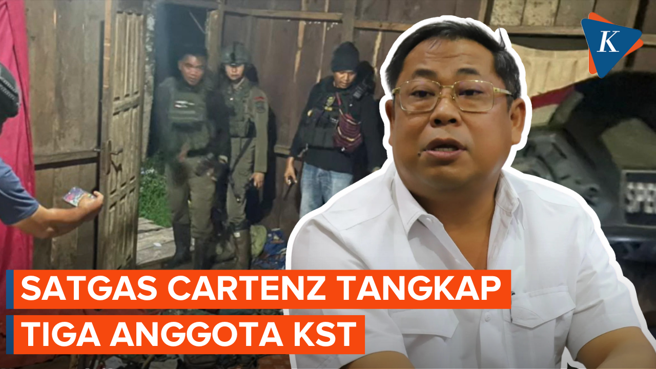 Satgas Damai Cartenz Tangkap 3 anggota KST