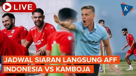 Siaran Langsung Indonesia Vs Kamboja Mulai 20.30 WIB, Bisa Nonton di Mana?
