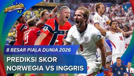 Prediksi Skor Norwegia Vs Inggris Piala Dunia 2026, Adu Tajam Erling Haaland Vs Harry Kane