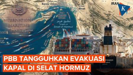 Selat Hormuz Kembali Memanas, PBB Tunda Evakuasi Kapal