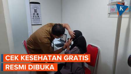 Suasana Cek Kesehatan Gratis di Puskesmas Tanah Abang