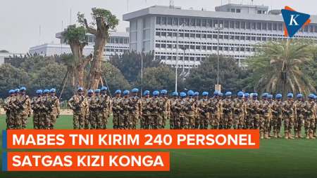 240 Prajurit TNI Diberangkatkan ke Afrika Tengah untuk Misi Perdamaian