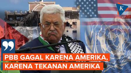 Presiden Mahmoud Abbas: Tekanan AS Bikin PBB Gagal Keluarkan Resolusi soal Gaza