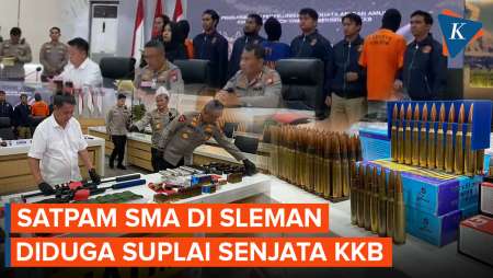 Satpam SMA di Sleman Ditangkap, Diduga Terlibat Suplai Senjata ke KKB Papua