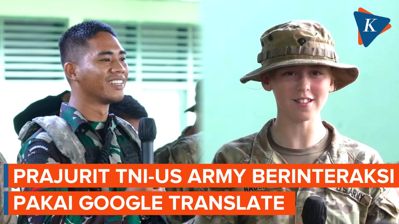 Momen Prajurit TNI AD Ajak Kenalan Tentara Wanita Amerika Pakai Google Translate