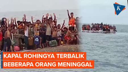 Kapal Rohingya Terbalik di Perairan Aceh, Ada Korban Meninggal