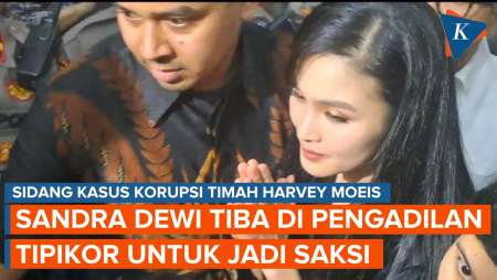 Momen Sandra Dewi Tiba di Pengadilan Tipikor, Diperiksa Jadi Saksi Kasus Korupsi Harvey Moeis